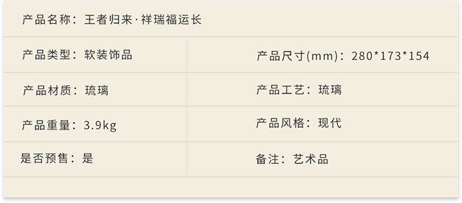 新中式家具軟裝設(shè)計,琉璃擺件,王者歸來·祥瑞福運長詳情.jpg